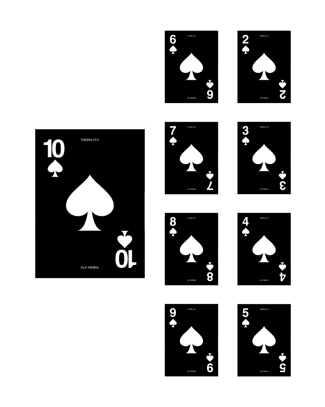 THERN XTX PLAYING CARDS